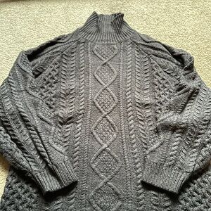 Fear of God Essentials Iron Cable Knit Turtleneck Sweater